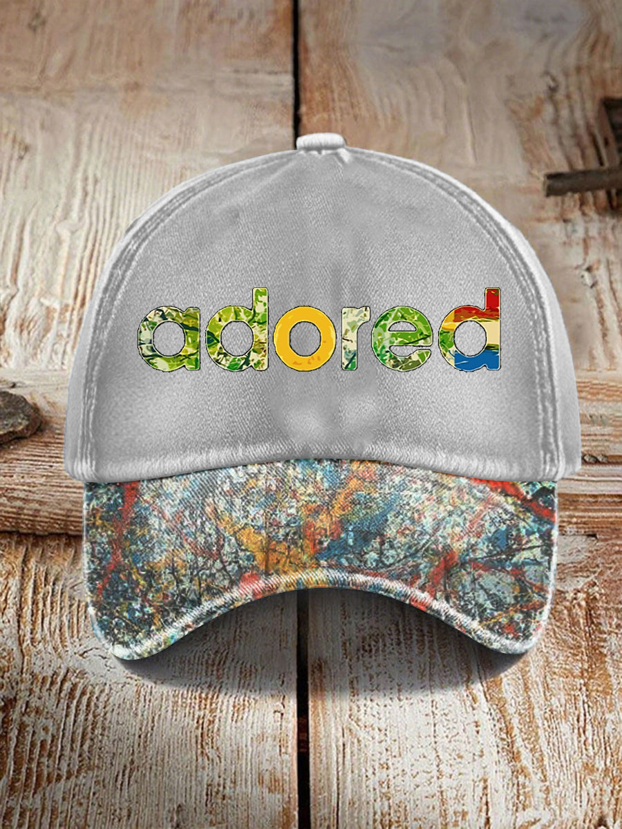 Unisex Lemon Roses Music Lover Printed Hat