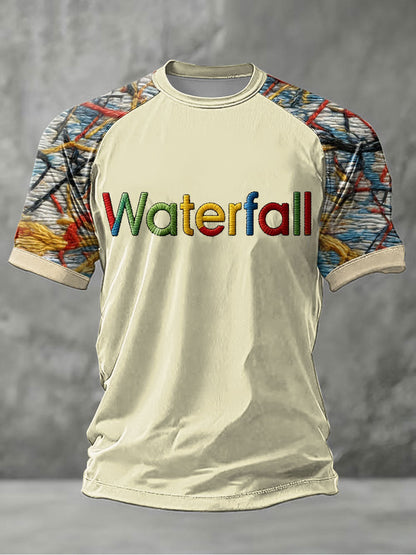 Men's Lemon Roses Music Lover Printed short sleeve t-shirt