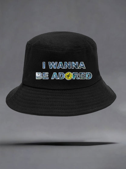 Unisex Lemon Roses Music Lover Print Hat