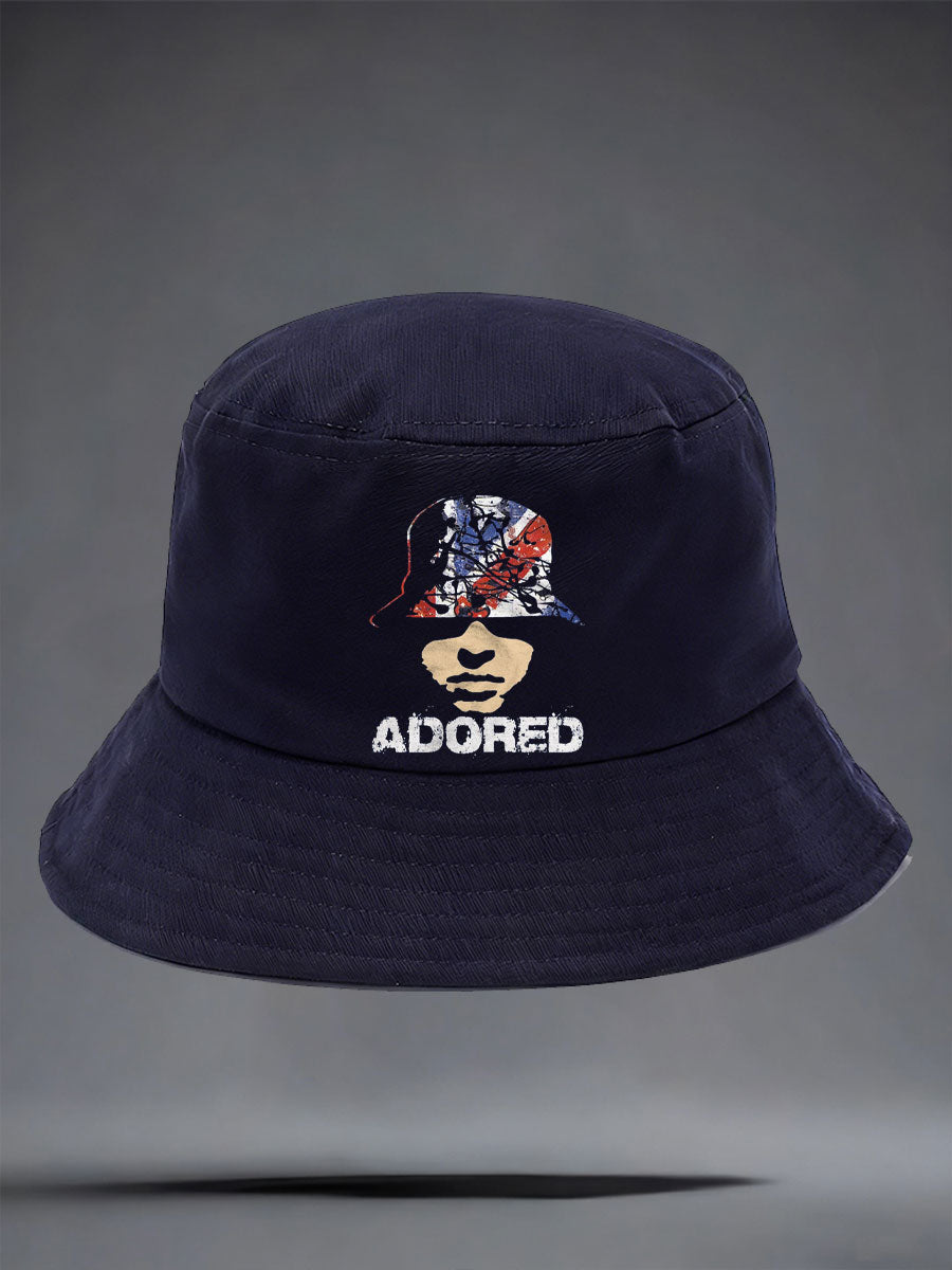 Unisex Adored Lemon Roses Music Lover Printed Hat