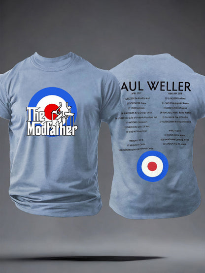 Men's The Modfather imitation cotton short-sleeved T-shirt