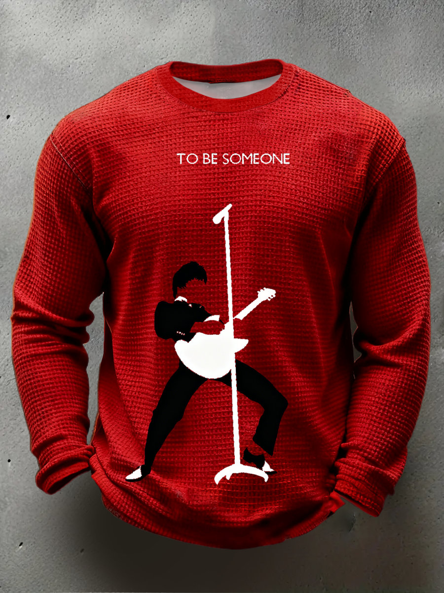 Men's of The Jam minimalist pop art  Waffle Long Sleeve T-Shirt