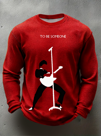 Men's of The Jam minimalist pop art  Waffle Long Sleeve T-Shirt