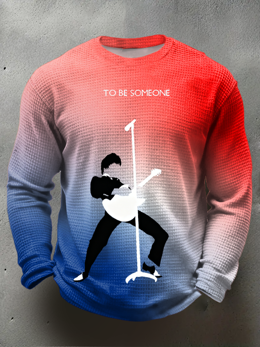 Men's of The Jam minimalist pop art  Waffle Long Sleeve T-Shirt