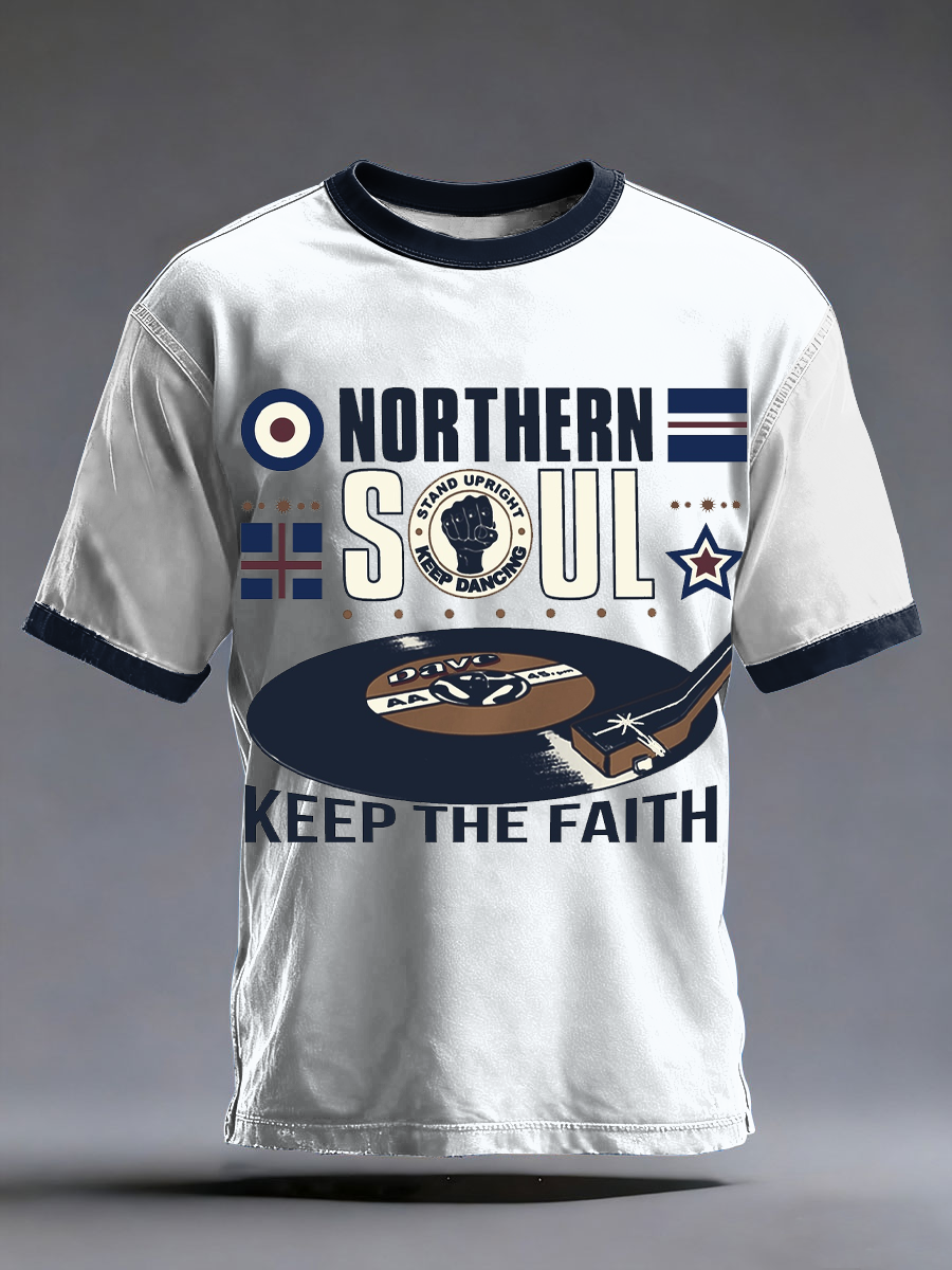 Men's UK Music Northern Soul Lover short sleeves t-shirt