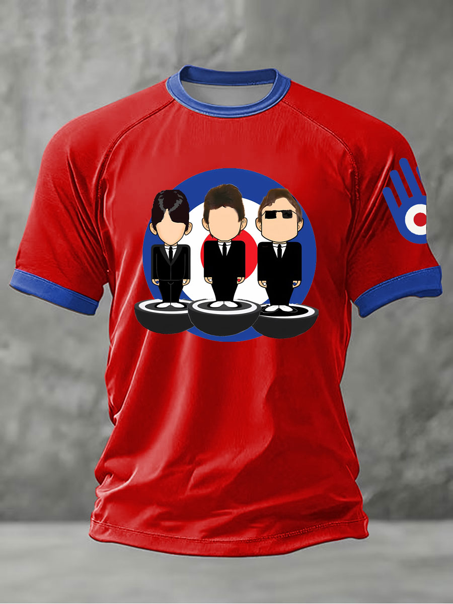Men's Modfather UK Music Mods Lover short sleeve t-shirt