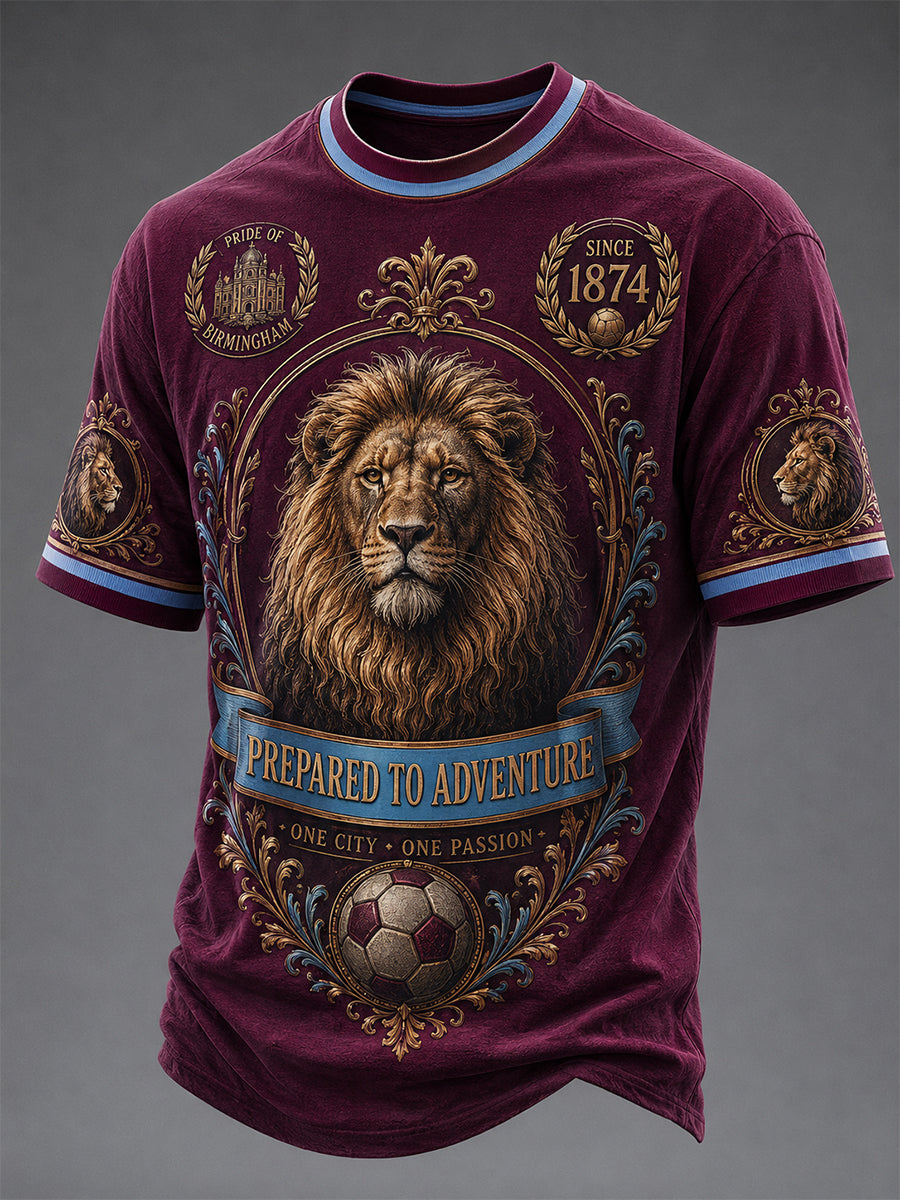 Men's Gift For Soccer Fans Print Casual Tee