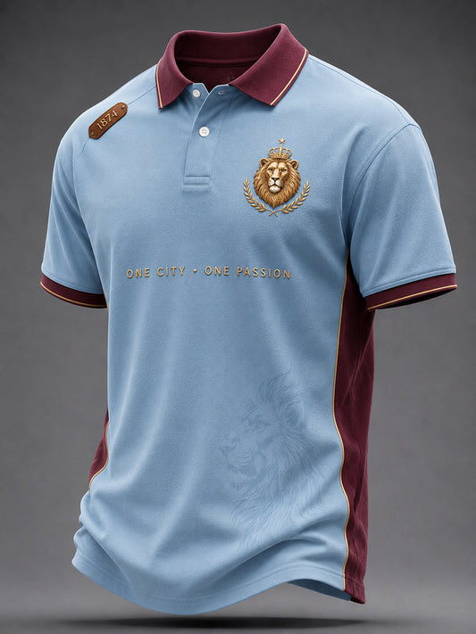 Men's Retro Football Fan Art Print Casual Jersey