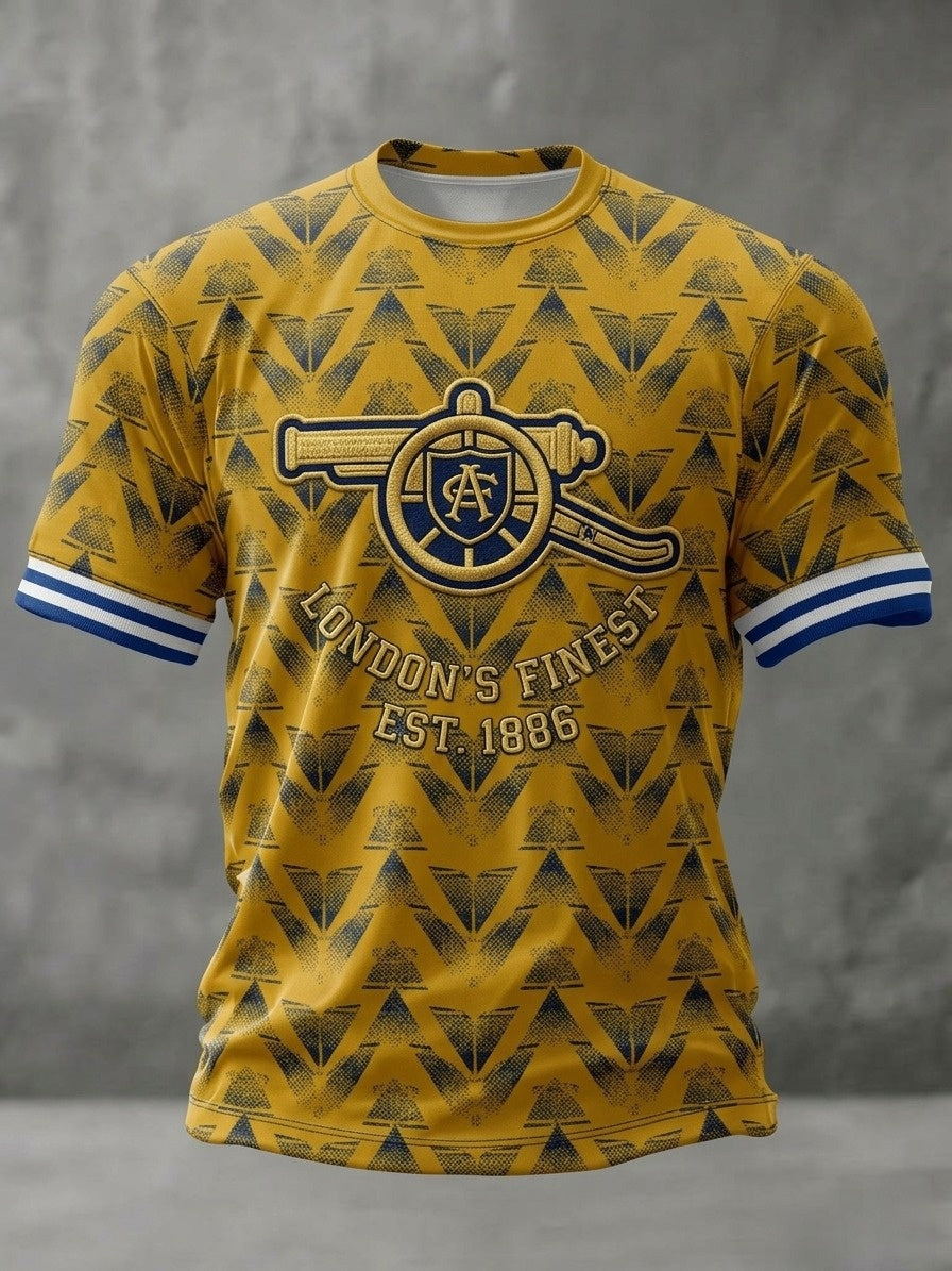 Men's UK Football Lover 2026 Printed T-shirt