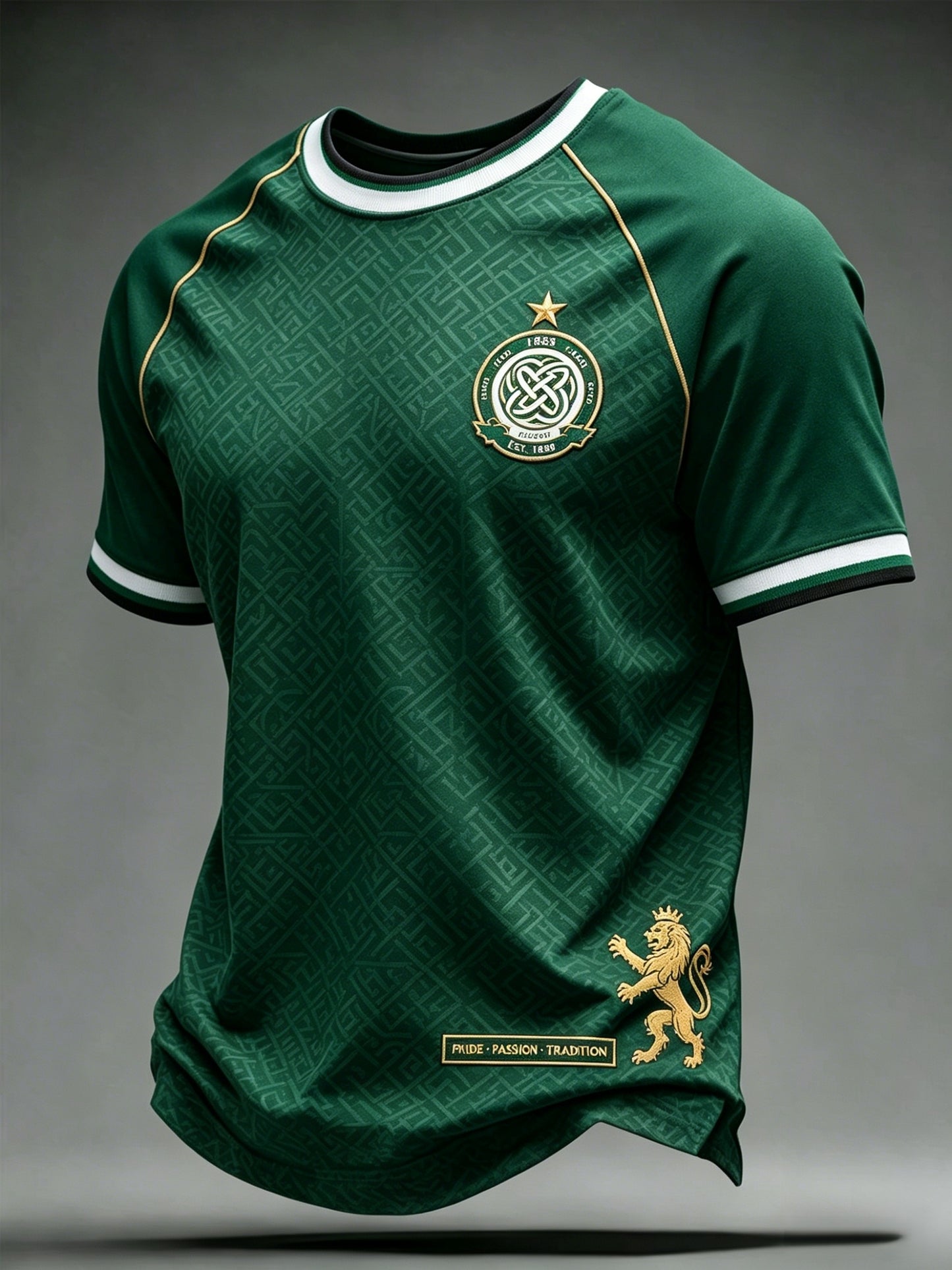 Men's Scottish Celtic FC Print short sleeves t-shirt