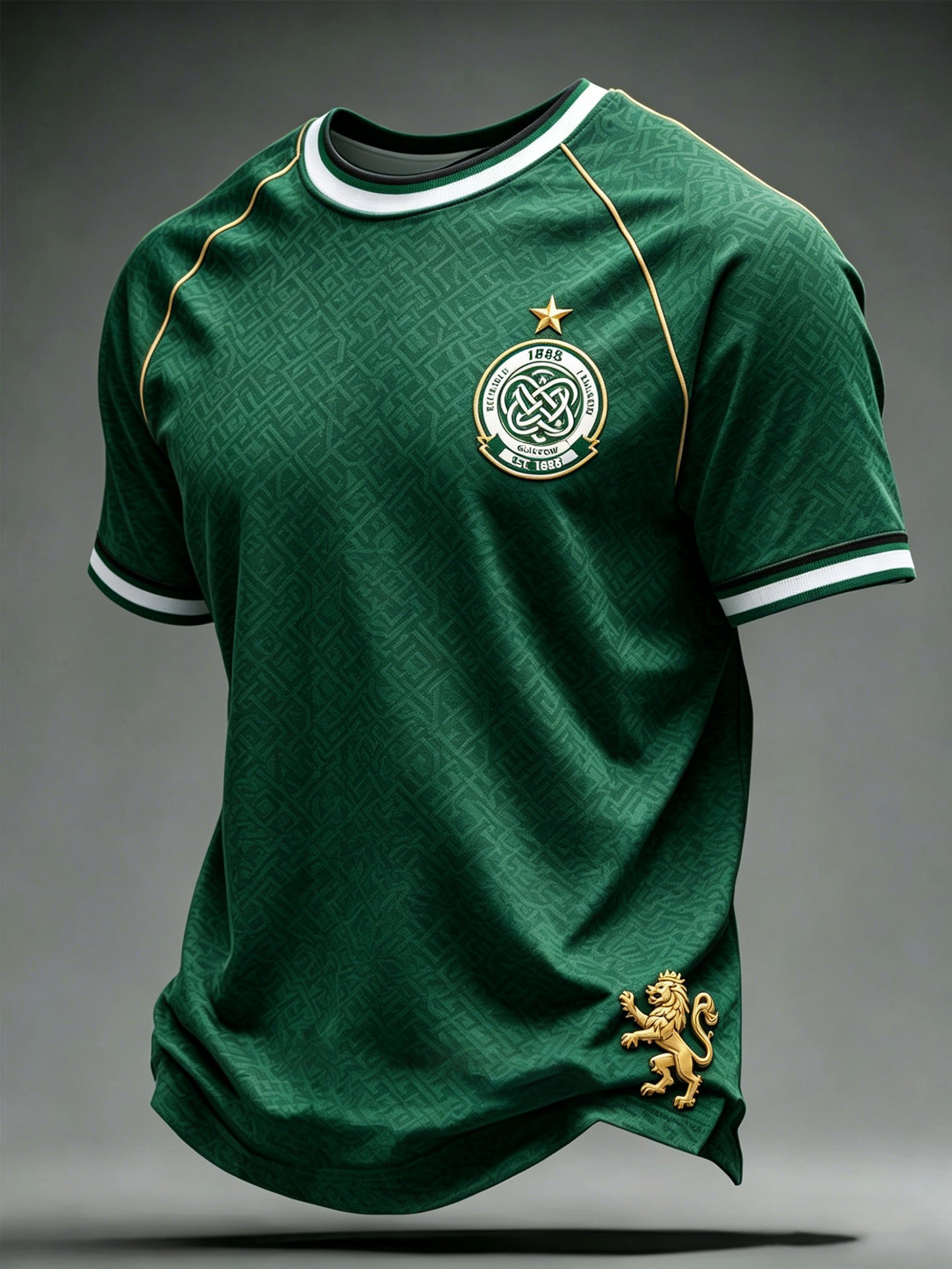 Men's Scottish Celtic FC Print short sleeves t-shirt