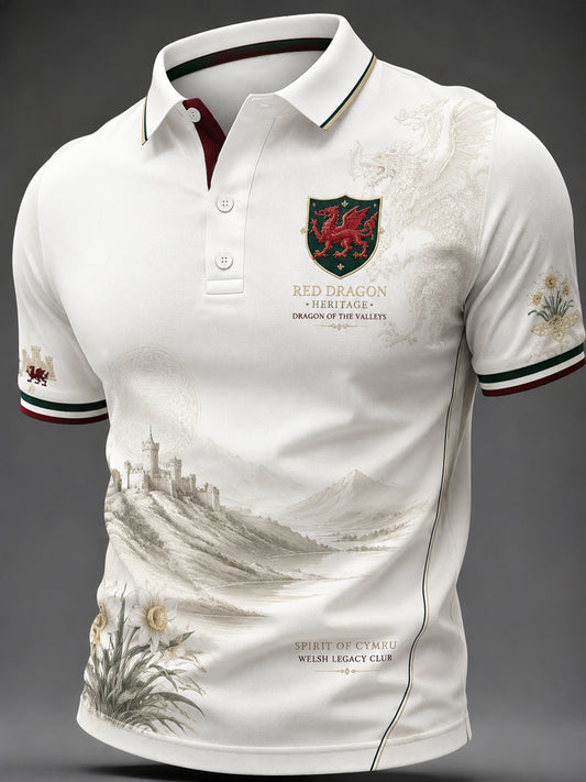 Men's Welsh Dragon Printed Shirt