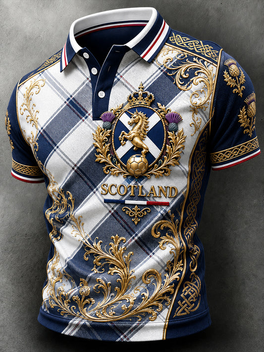 Men's Scotland Football Short Sleeves T-Shirt