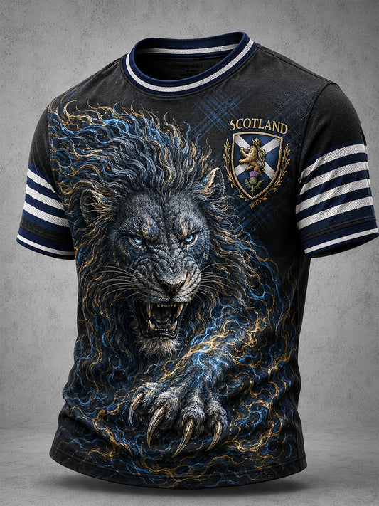 Men's Scotland Football Short Sleeves T-Shirt