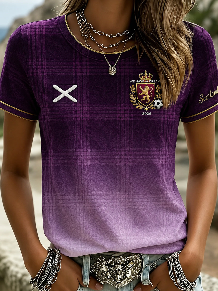 Women's Scotland Football Short-Sleeved T-Shirt
