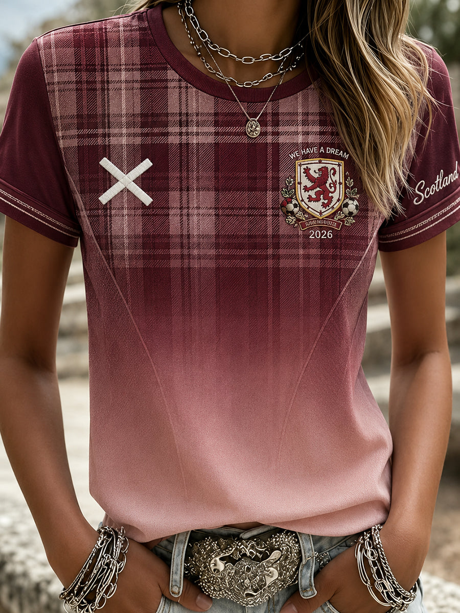 Women's Scotland Football Short-Sleeved T-Shirt