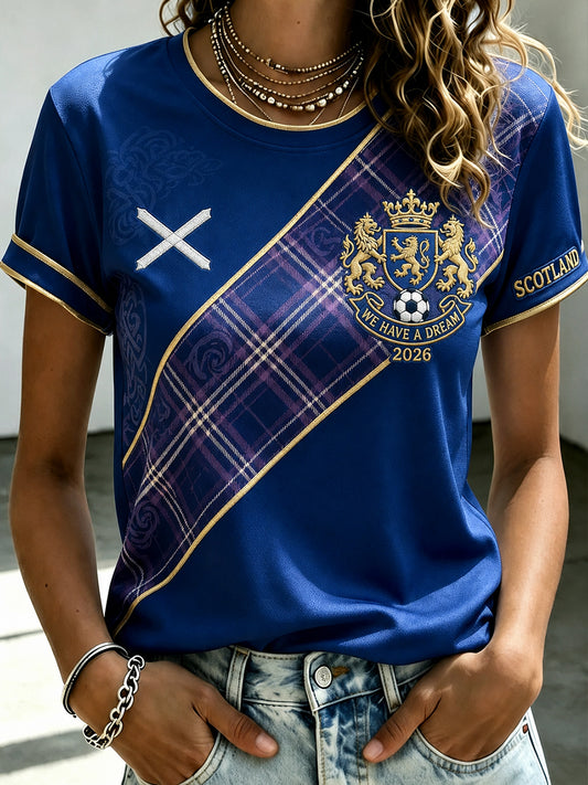 Women's Scotland Football Short-Sleeved T-Shirt