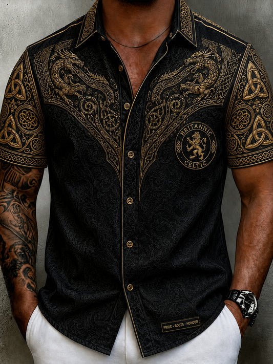 Men's Celtic Shirt Short Sleeve