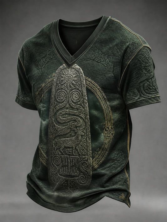 Men's Celtic V-neck T-shirt
