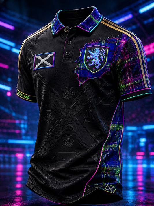 Men's Scottish Football Short Sleeve Shirt