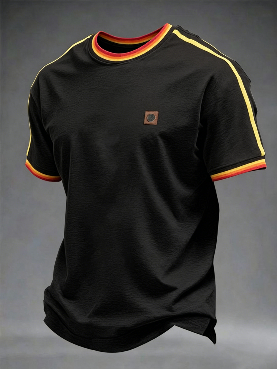 Men's  Retro short sleeves t-shirt