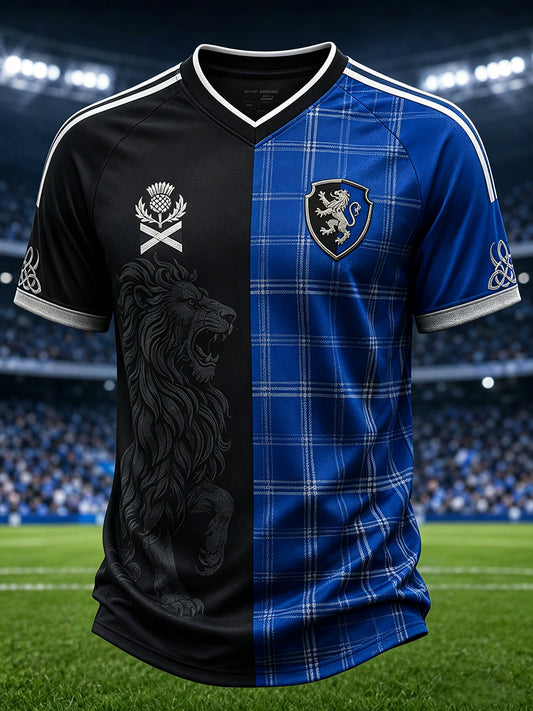 Men's Scotland Football V-neck T-shirt