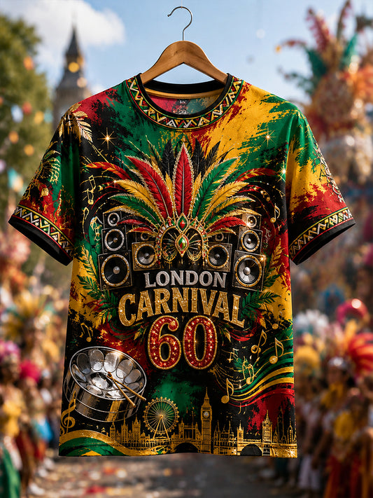 Men's 60th Anniversary Carnival Graphic Short Sleeve T-shirt