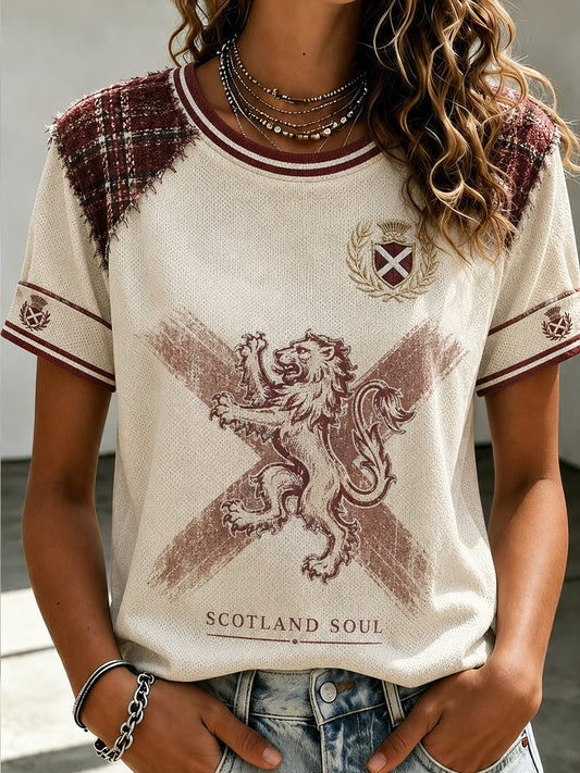 Women's Scotland Football Short-Sleeved T-Shirt
