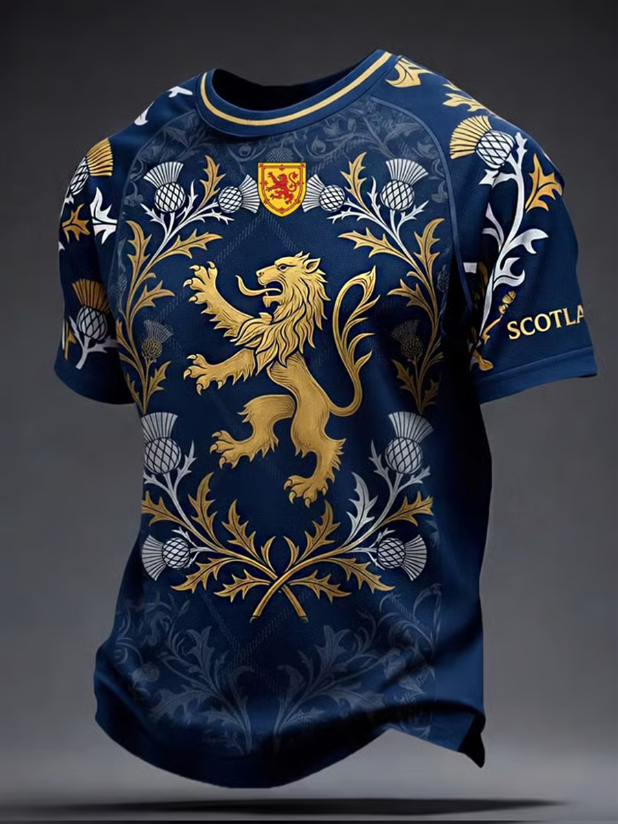 Men's Scotland Printed short sleeves t-shirt