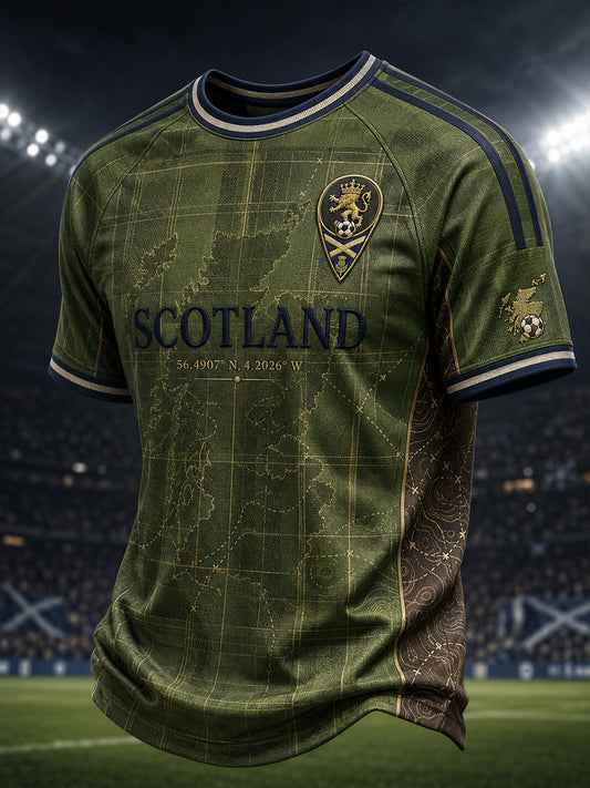 Men's Scotland Football Short Sleeves T-Shirt