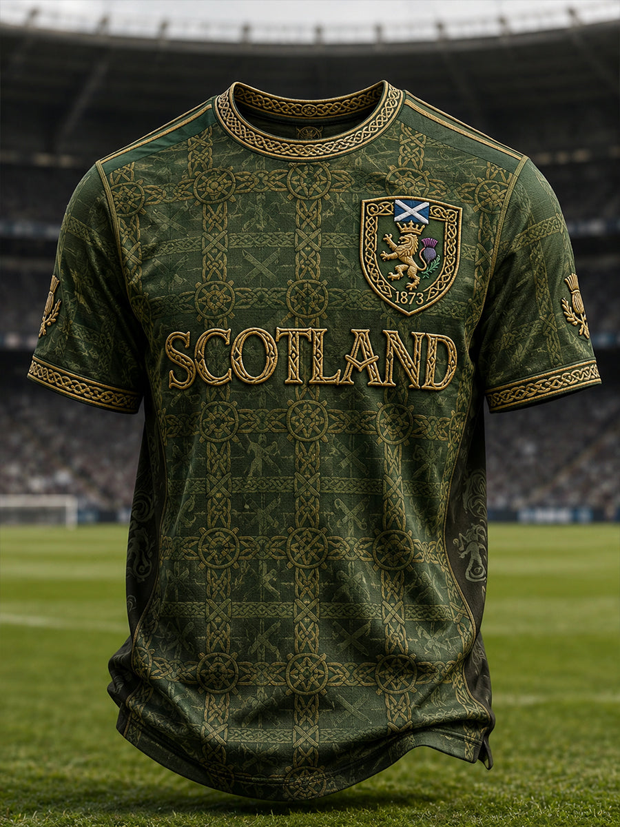 Men's Scotland Football Short Sleeves T-Shirt