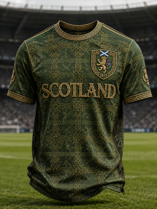 Men's Scotland Football Short Sleeves T-Shirt