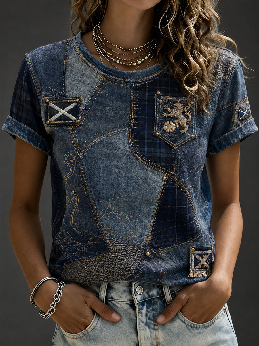 Women's Scotland Football Short-Sleeved T-Shirt