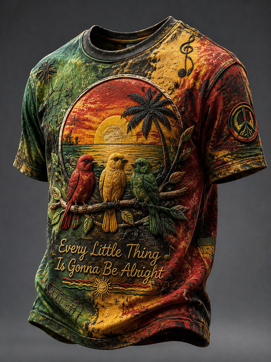 Classic Retro Reggae Art T-Shirt