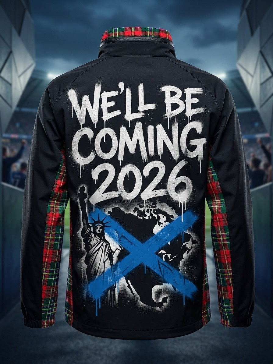 Men's UK Football Lover Scotland Printed Jacket