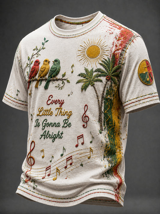 Retro Reggae Art Casual T-Shirt