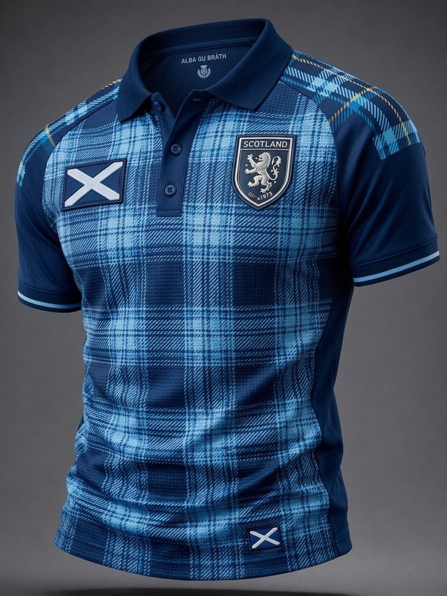 Men's UK Scotland Football Lover 2026 Printed T-shirt