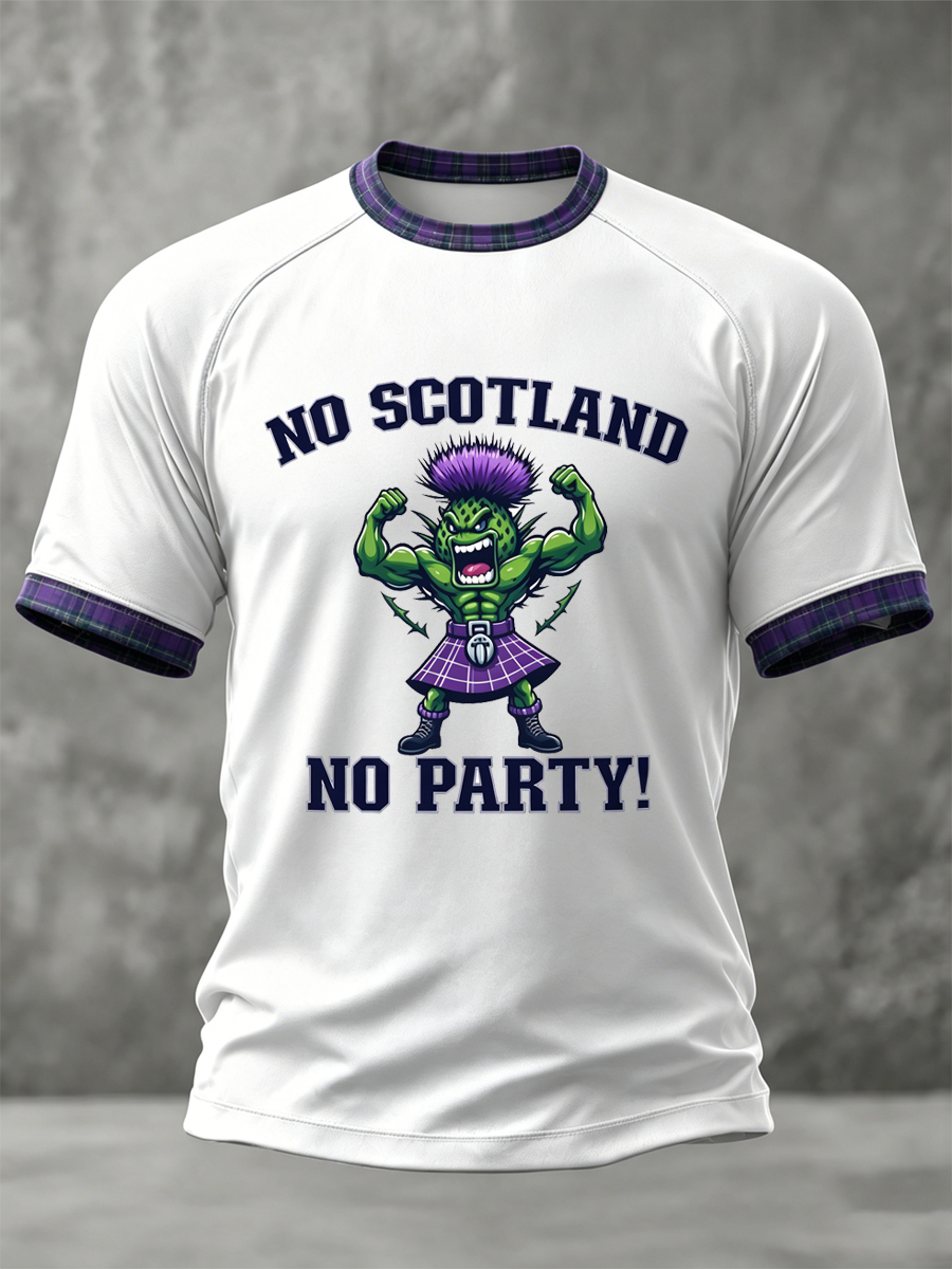 Men's UK Football Lover Scotland Printed short sleeve t-shirt