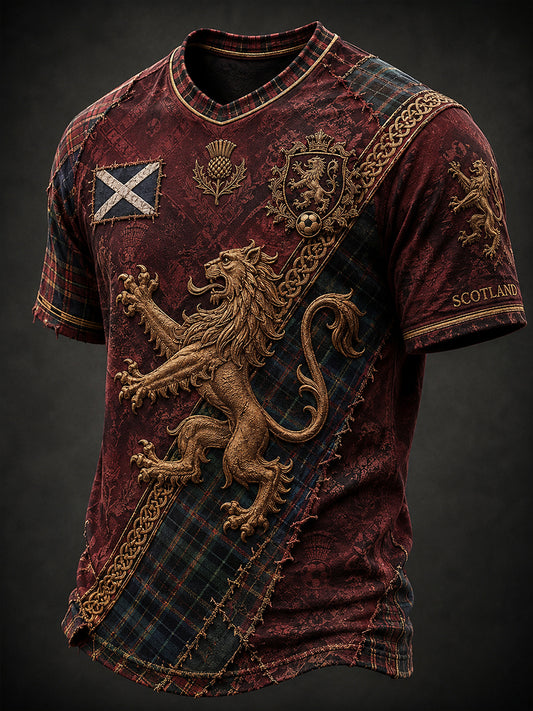 Men's Scotland Football V-neck T-shirt