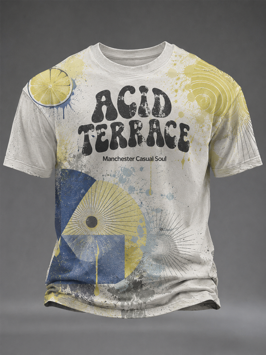 Men's retro music lovers short sleeves t-shirt