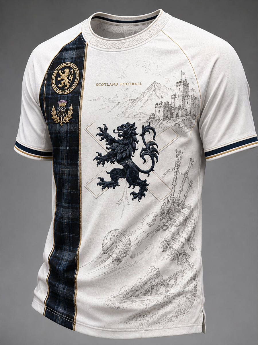Men's Scotland Football Short Sleeves T-Shirt