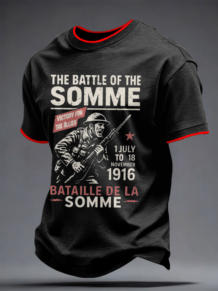 Men's Battle of The Somme Veteran Printed T-shirt