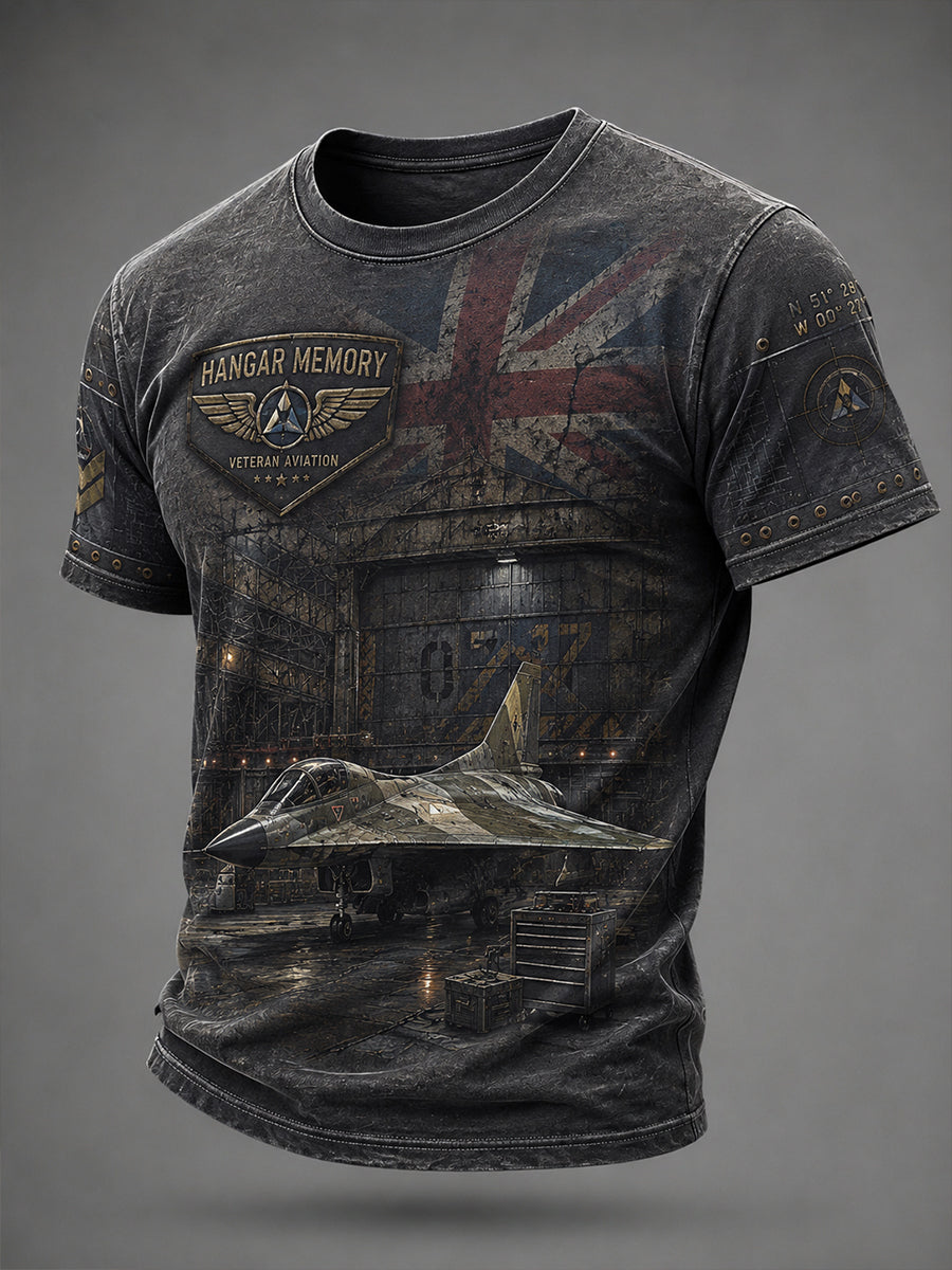Men's British Flag Veteran Short Sleeve Shirt