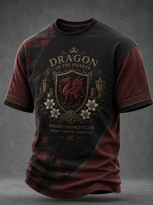 Men's Welsh Dragon Printed T-shirt