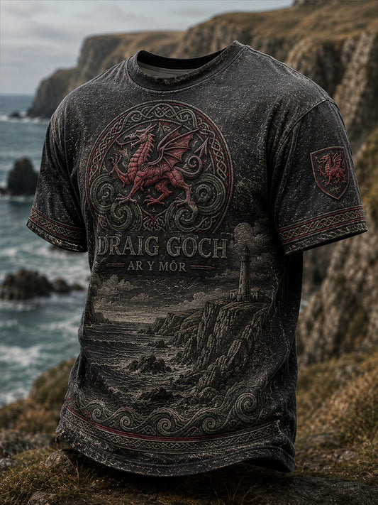 Men's Wales Heritage Design T-shirt