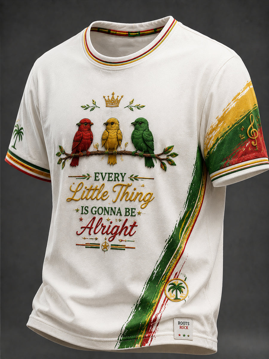 Retro Reggae Classic Casual T-Shirt