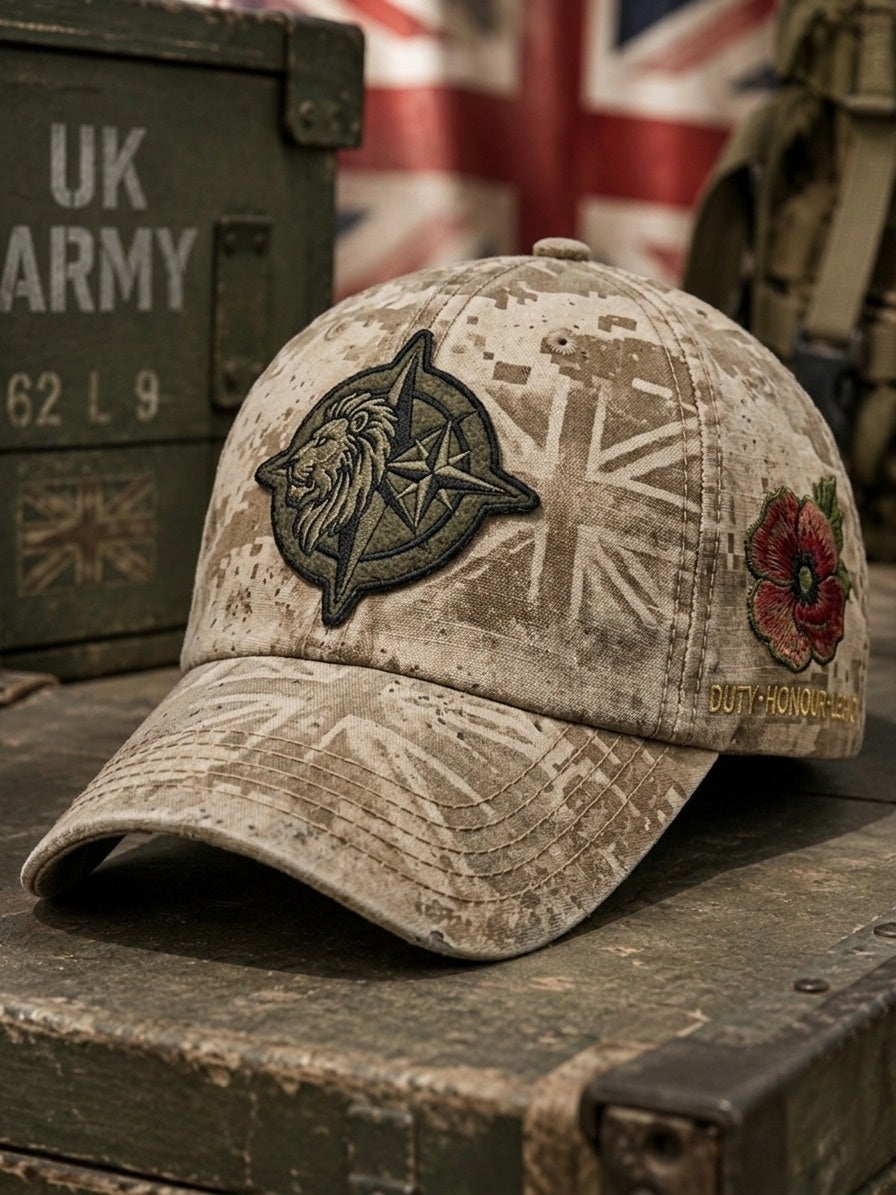 Retro Veterans' Memorial DUTY · HONOUR · LEGACY Design Cap
