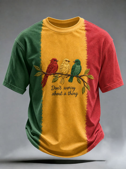 Men's Reggae Print Casual Top
