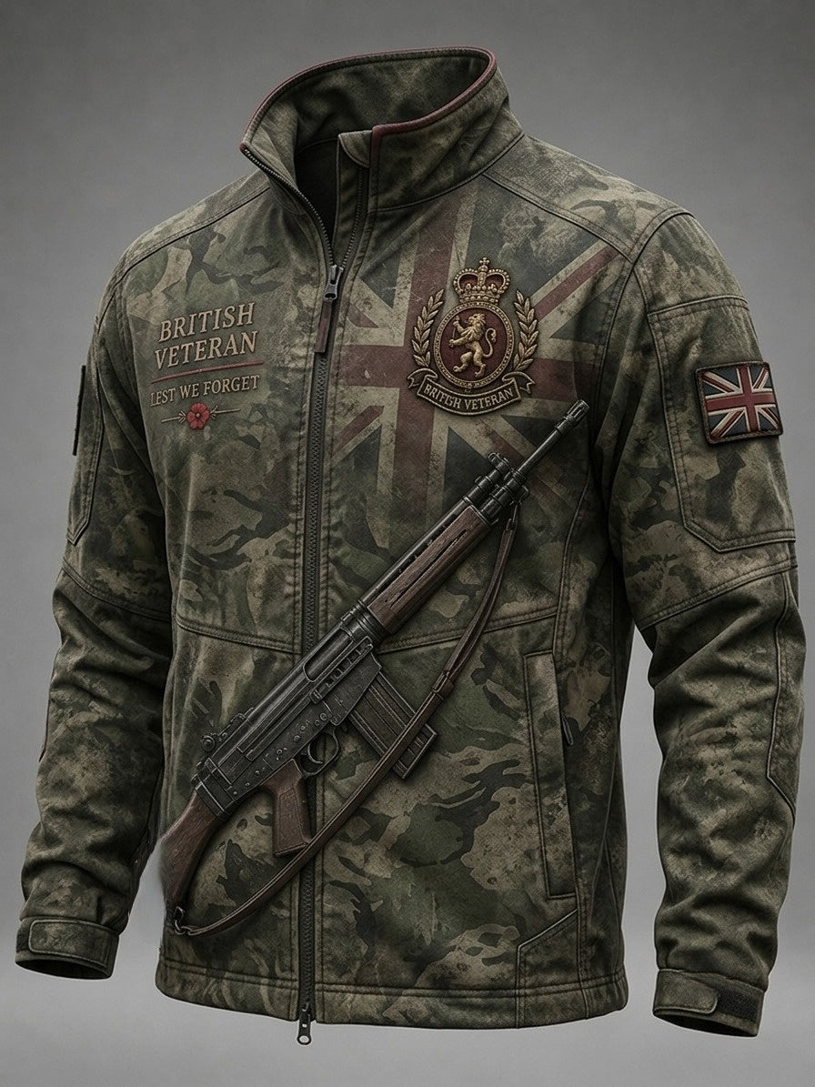Men's British Veteran Long-Sleeve Jacket