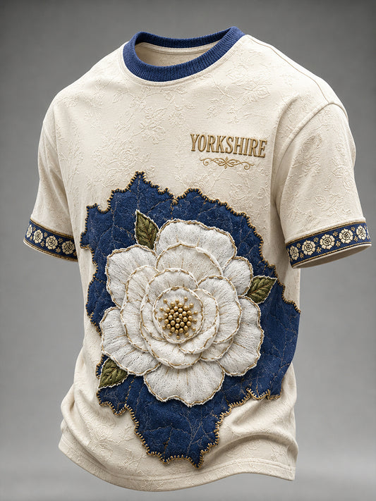 Men's Yorkshire England Short Sleeves T-Shirt